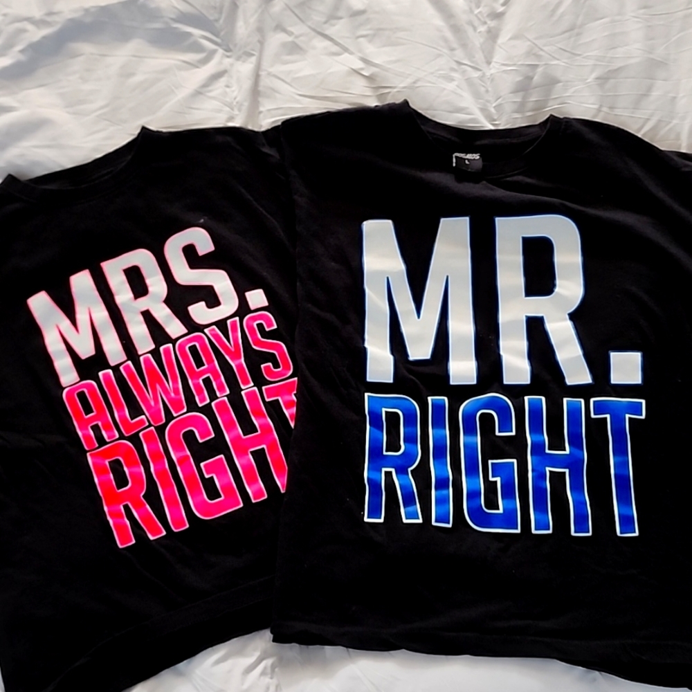 Mr and Mrs Right T-Shirt
